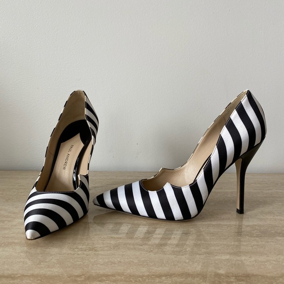 Paul Andrew Striped Heels - Picture 1 of 5